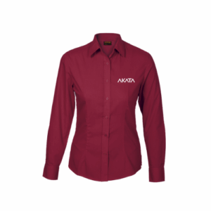 Ladies Poly Cotton Blouse Longsleeve